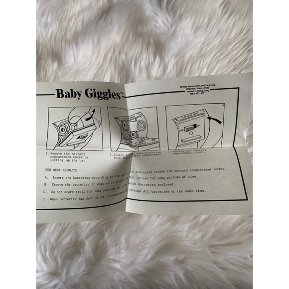 Russ Baby Giggles Troll doll - Picture 8 of 8